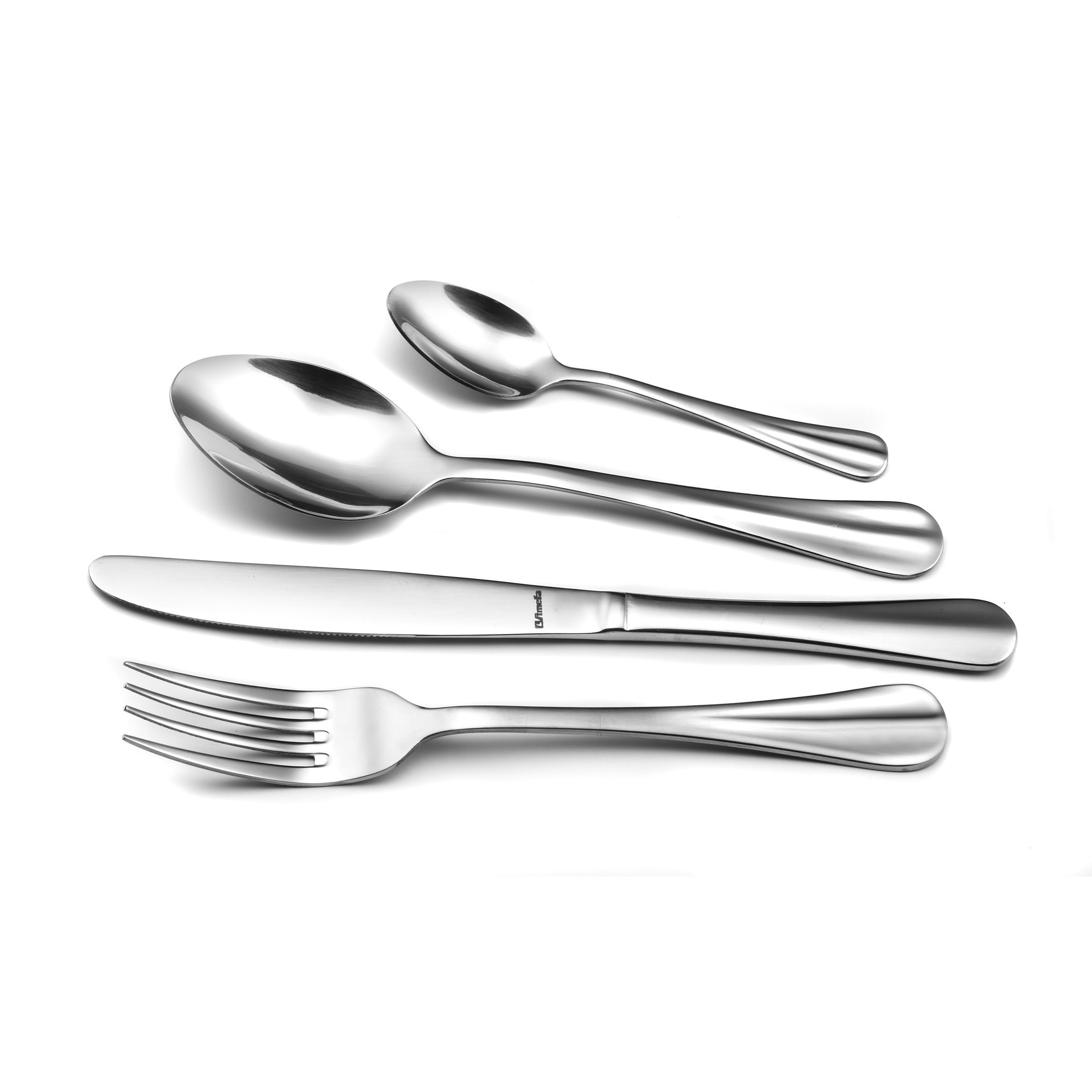 AMEFA Coffret de 24 couverts Gamme Baguette Acier inox