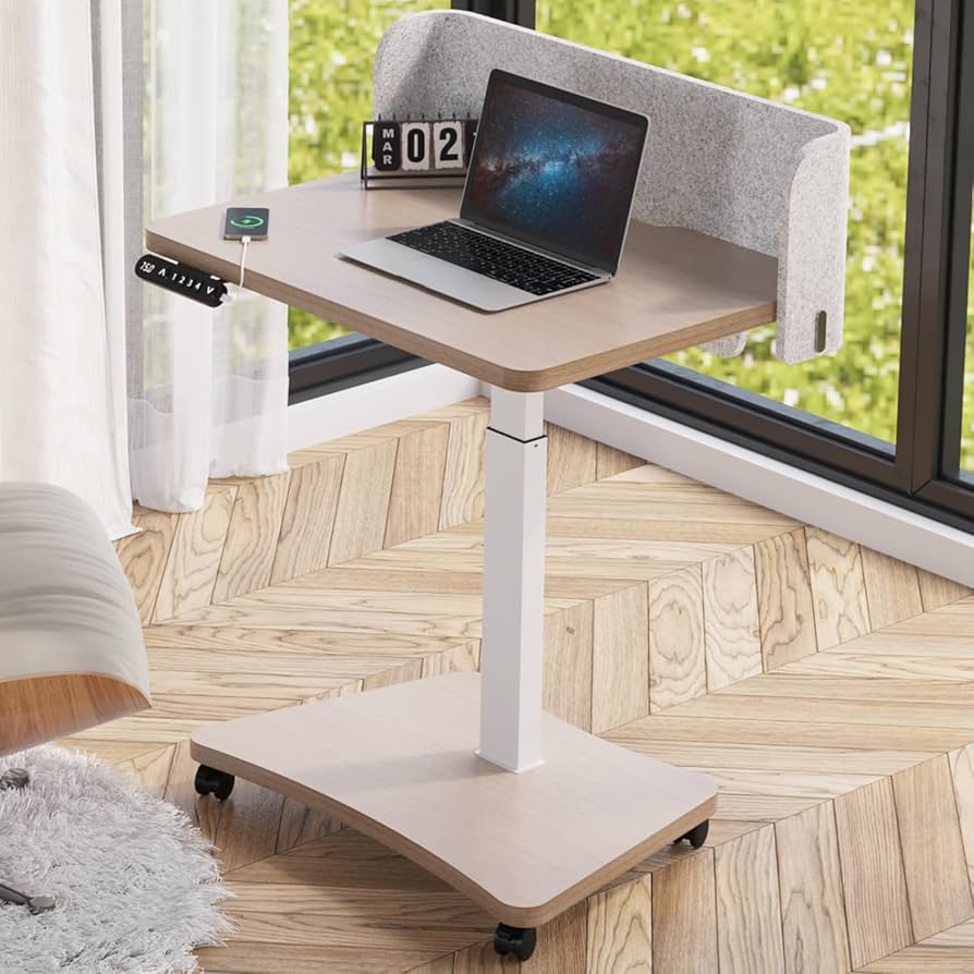 新品 未開封/Radlove 電動 昇降式 デスク/オーク×ホワイト Amazon.co.jp: Radlove 昇降デスク パソコンデスク 昇降式