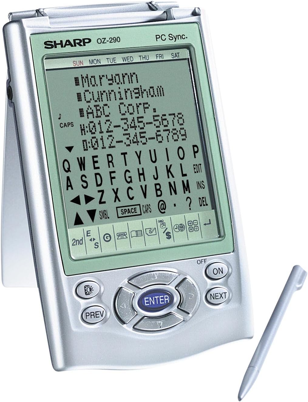 OZ-290HII Pen Touch Wizard Organizer with Outlook Sync