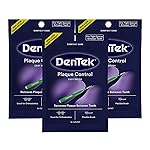 DenTek Easy Brush Plaque Control Interdental Cleaners, Tight, 16 Count, 3 Pack