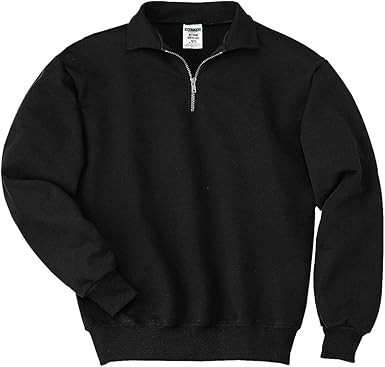 black quarter zip