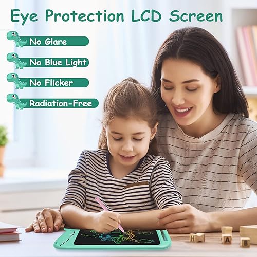 Miniatura 3 de Fullware Tableta de escritura LCD para niños, tablero de dibujo colorido de 10 pulgadas, juguetes educativos de aprendizaje, regalos para niños,