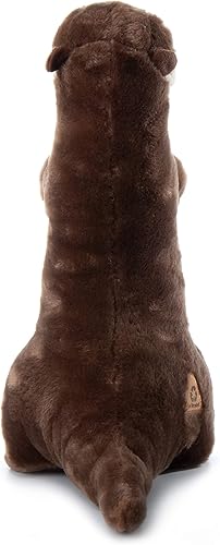 Miniatura 5 de The Petting Zoo, Animal de peluche de nutria de río, regalos para niños, nutria de río de pie, juguete de peluche de 20 pulgadas