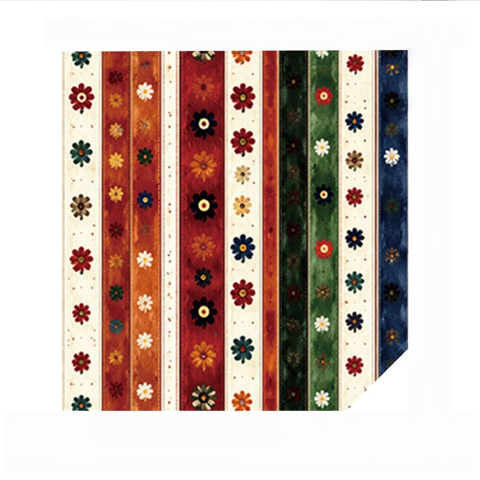 Wallpaper Red Green Peel and Stick Self Adhesive Wallpaper for Living Room Waterproof Vinyl, Art Deco Thicken Sticky Back Plastic Removable