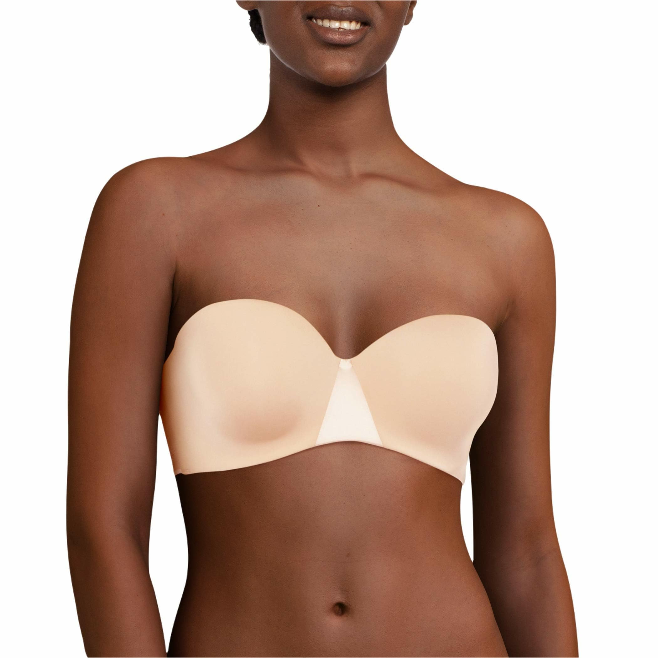 Chantelle Soutien-Gorge Coque Bandeau Essentiall (Beige Doré), Soutien-Gorge Bandeau, DE,