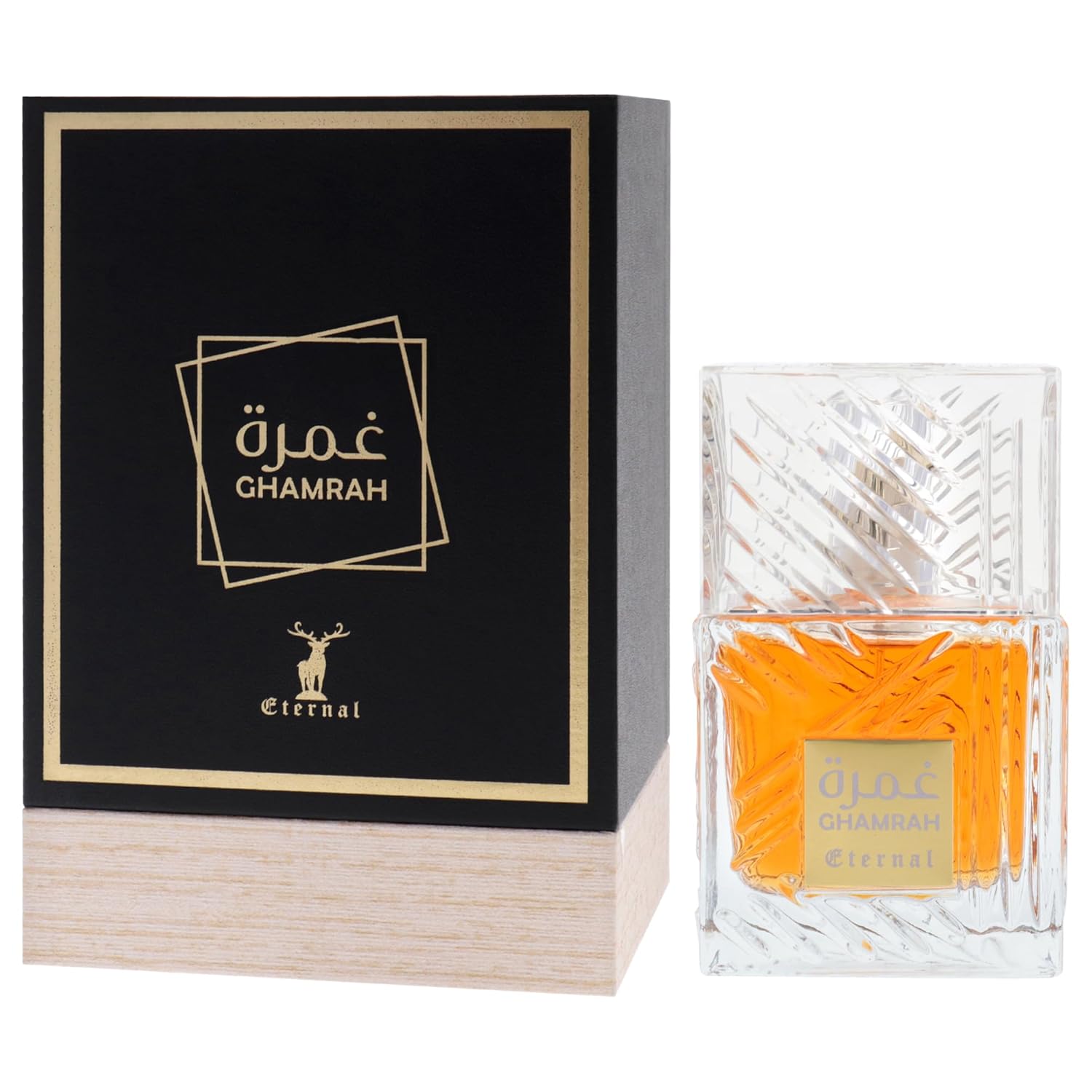 Maison d'Orient GHAMRAH Niche Collection Dubai 100 ML (3.4 oz) EDP for Men and Women - Spicy Gourmand Perfume with Cognac, Cinnamon, and Vanilla - Long-Lasting Unisex Fragrance