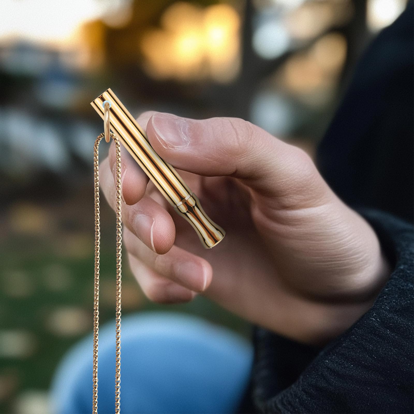Collier respiratoire pour arrêter de fumer et de vapoter avec capsules de menthe rechargeables, aide à l'arrêt du tabac, collier fidget pour soulager l'anxiété, inhalateur sans fumée pour adultes