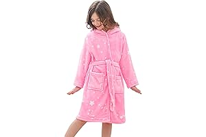 Doctor Unicorn Rainbow Hooded Robe for Girls
