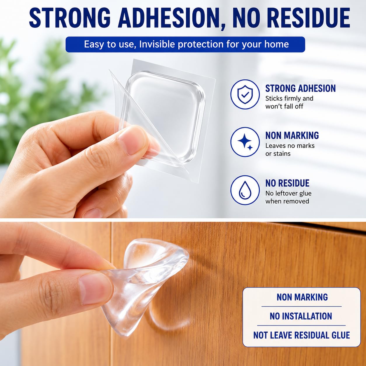 Silicone Door Stoppers - Wall Protection -8