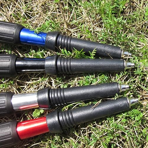 Miniatura 2 de 4 piezas de punta para caminar Trekking caña Alpenstock reemplazo trekking puntas de goma