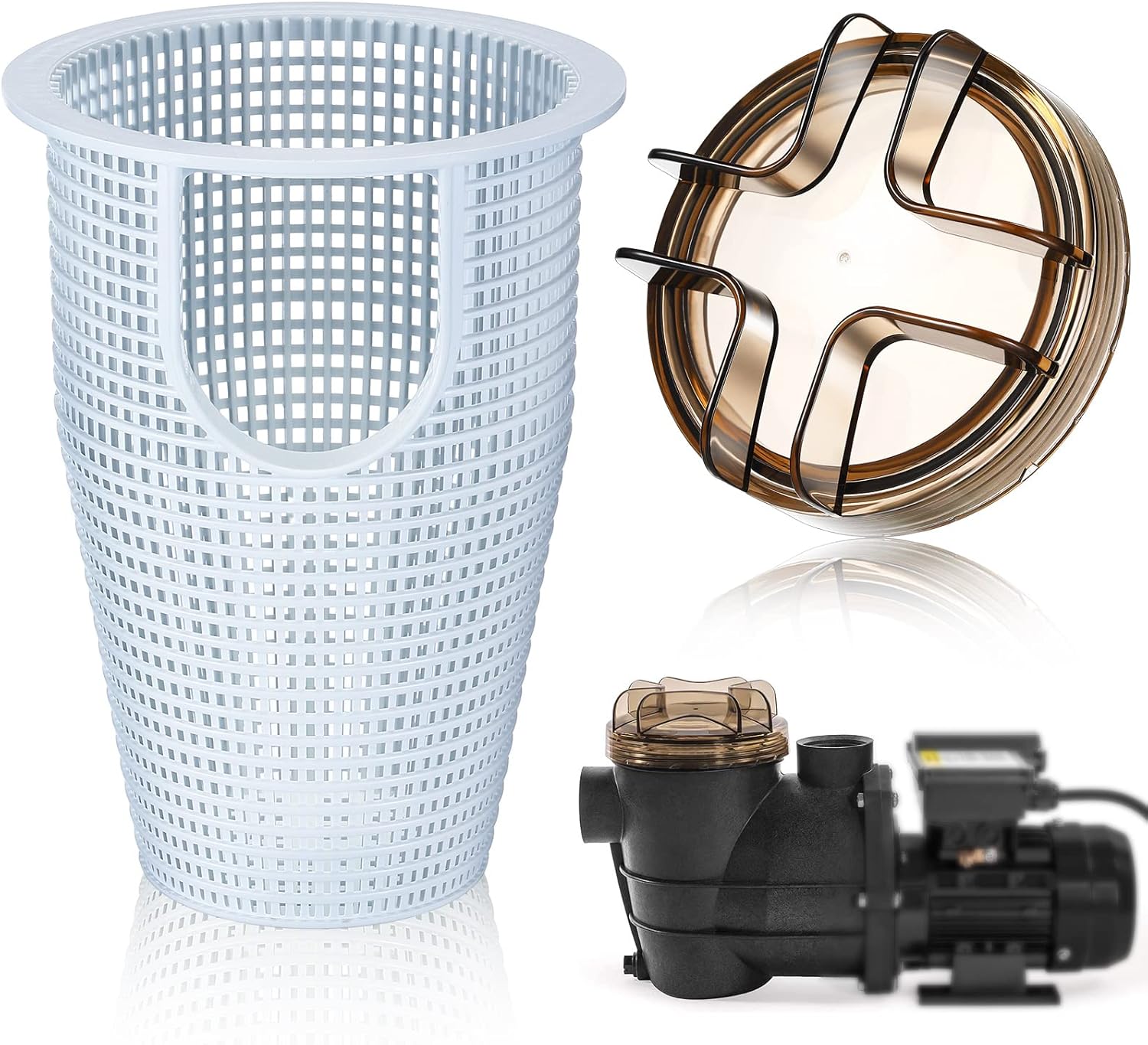 Hiboom 2 Pcs Summer Pool Sand Filter Parts Pool Pump Lid