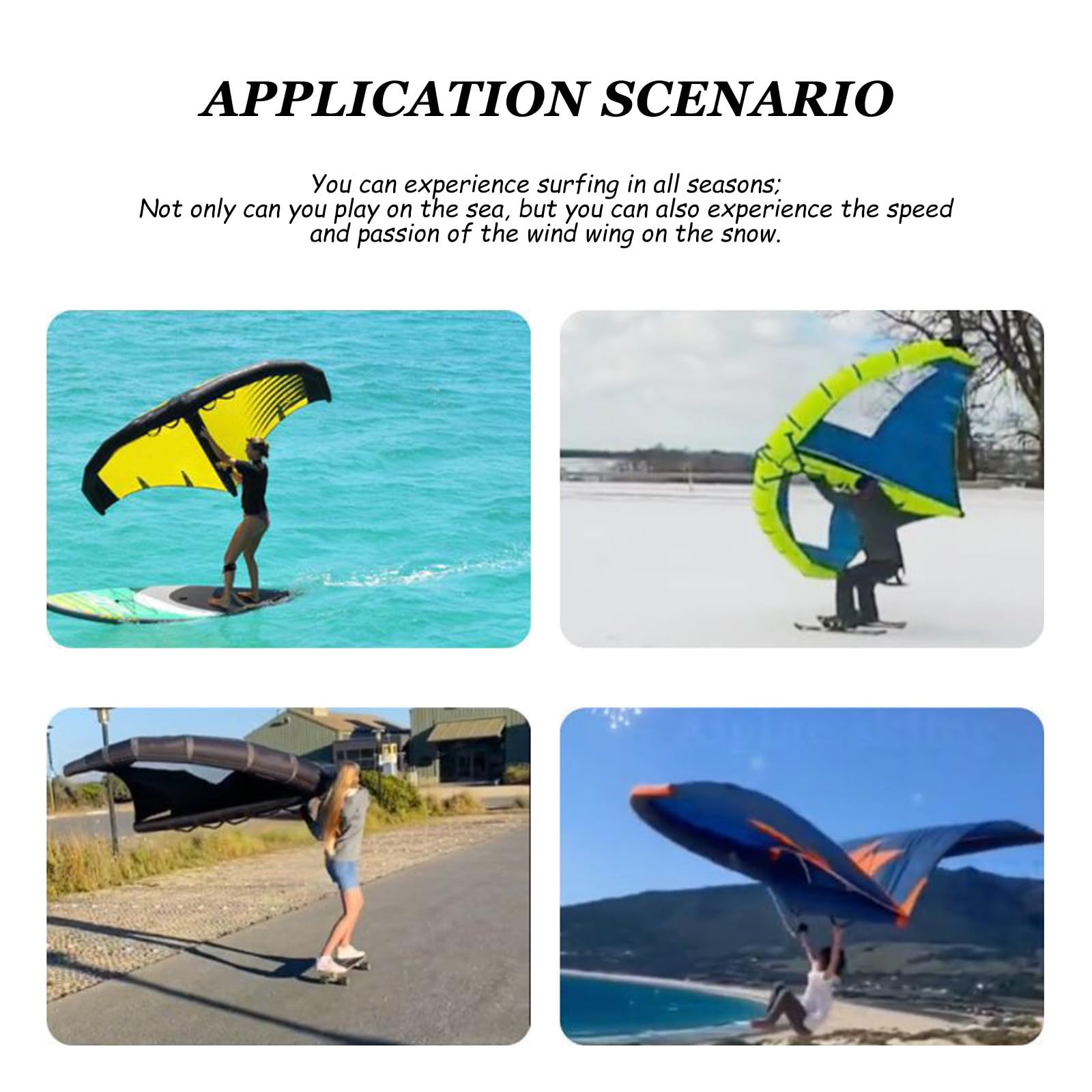Wind Wingfoil Hydrofoil Board – nadmuchiwana deska do sportów wodnych do aktywności na świeżym powietrzu