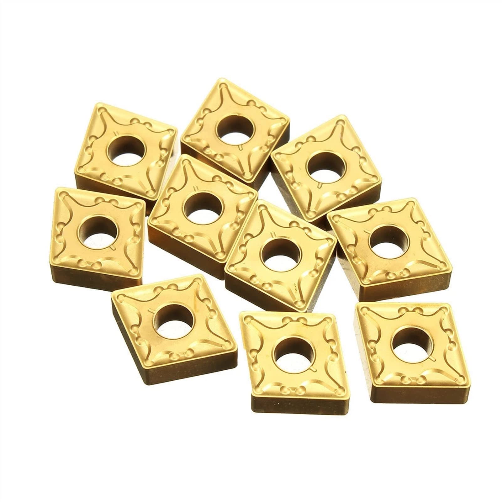 Herramientas de Corte para Torno metalicocuchillas 20 Piezas CNMG120408-MA US735 Insertos de portaherramientas de torneado