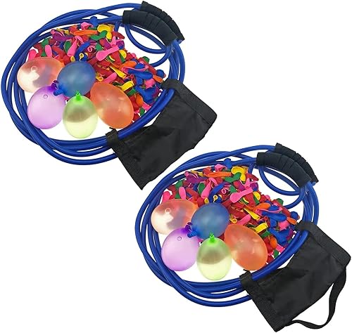 Lanzador de globos de agua juguetes de 500 yardas lanzador de camisetas para 3 personas tirachinas gigantes de agua de patata para adultos paquete