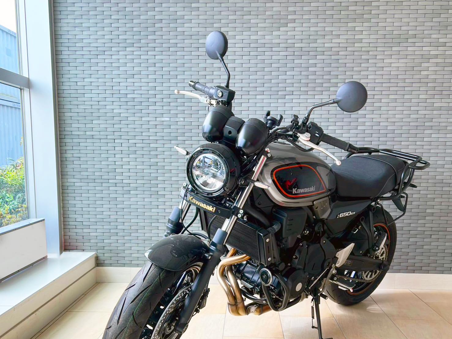 Amazon | キジマ(Kijima) バイクパーツ ミラー Z2タイプ 10mmボルト Z2ミラー当時物ブルーレンズ