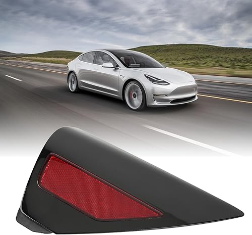 Miniatura 3 de Luz reflector de parachoques trasero derecho, cubierta del reflector de la lámpara trasera de carga de la cubierta del puerto de repuesto para Y