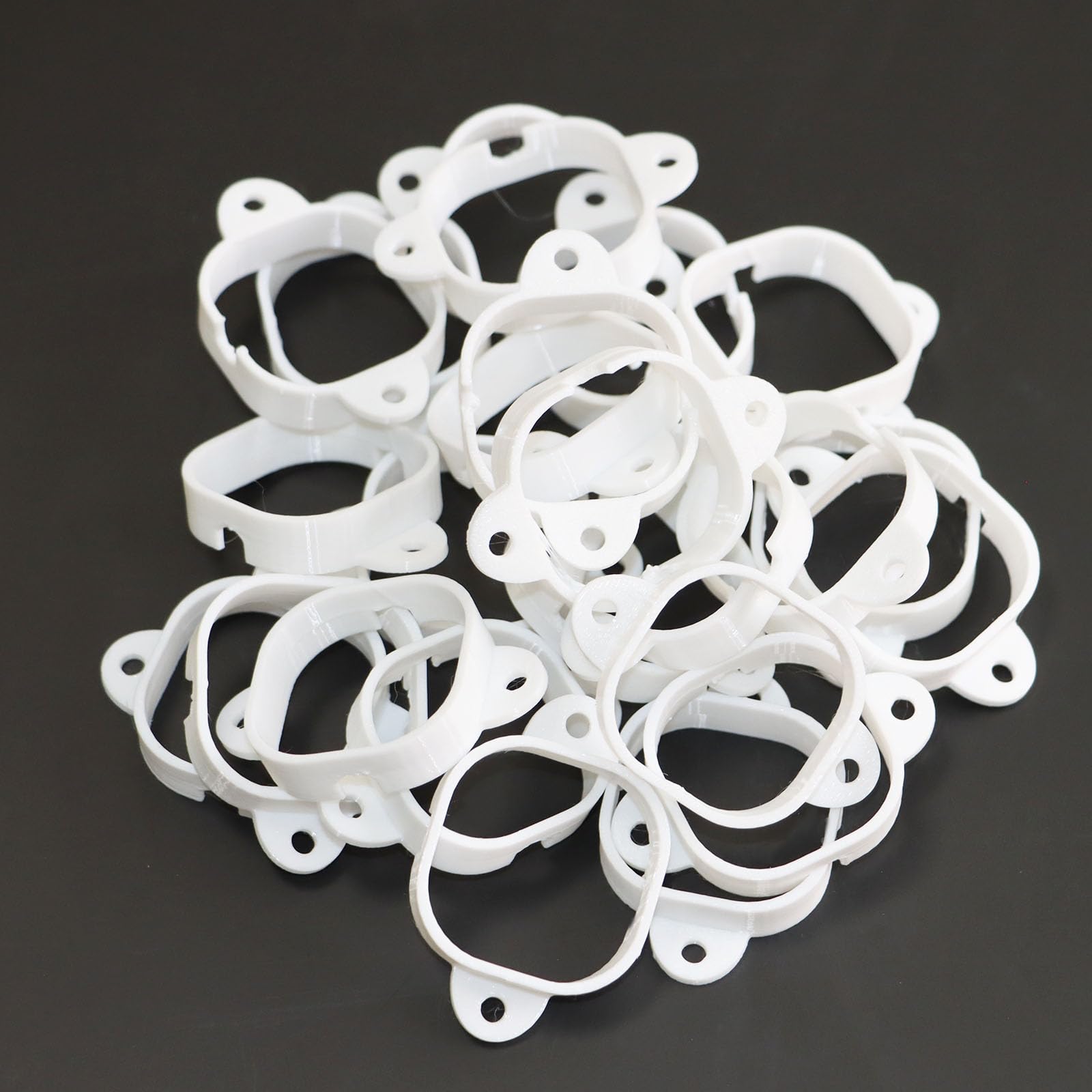 PIAOLGYIMount for Govee Permanent Outdoor LED Lights Bracket for Eave,Compatible with Govee PRO Permanent Outdoor Lights (H706) (25 Pcs)