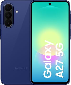 Samsung Galaxy A27 5G, Mavi, 256GB Hafıza, 8GB RAM, İnce Tasarım, Circle to Search, Obje Silgisi, Üçlü Kamera, IP64