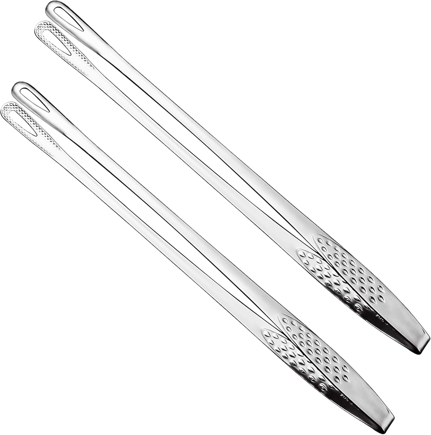 2 Pcs 11Inch Tweezer Tongs,Kitchen Tweezer Tongs,Extra