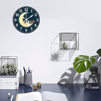 Amazon.co.jp: ムーミン 掛け時計 PVC壁掛け時計 静音 連続秒針