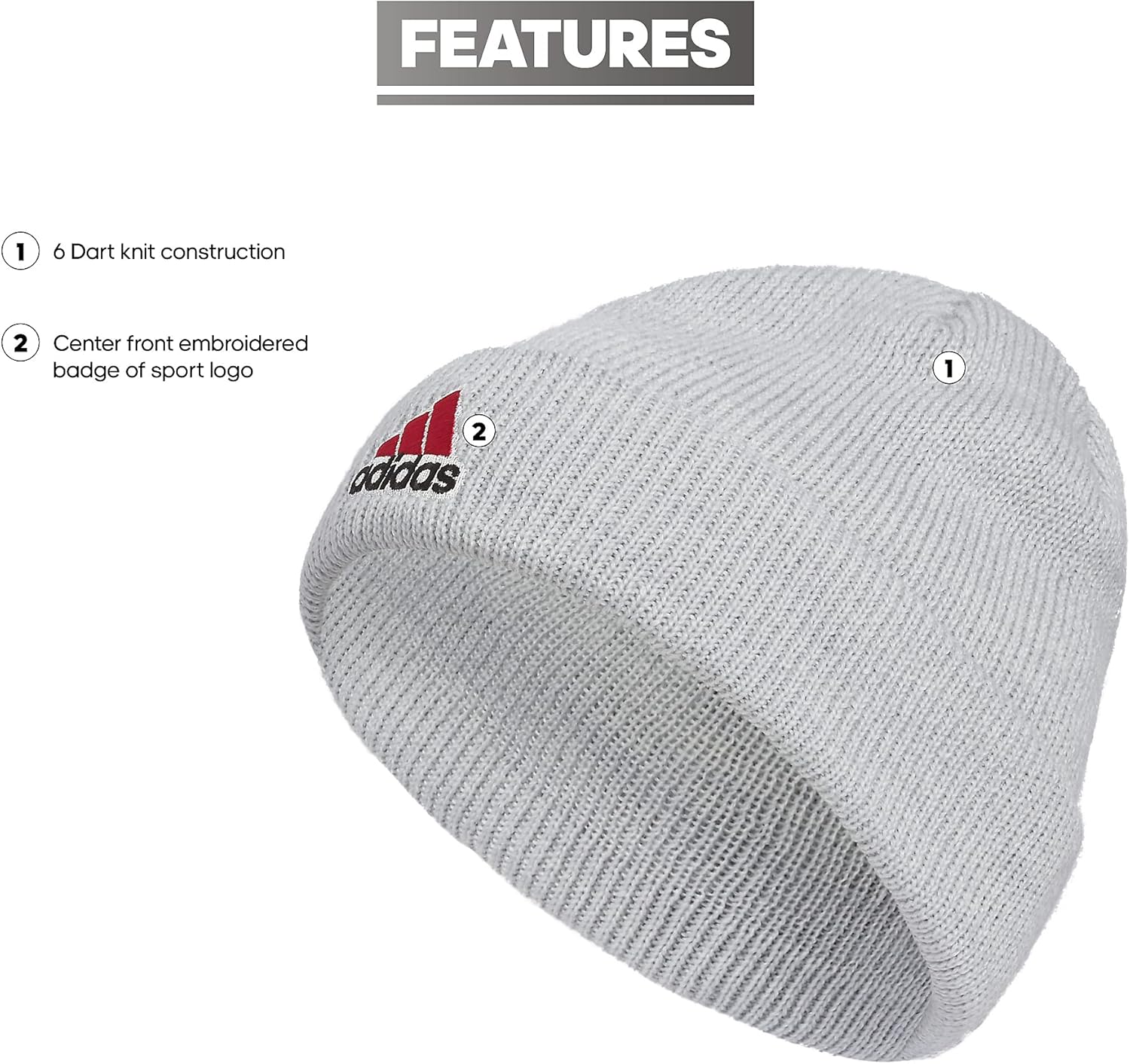 Adidas Unisex-Kids Beanie – Team Issue Cuffed Standard Fit Winter Hat - Image 2