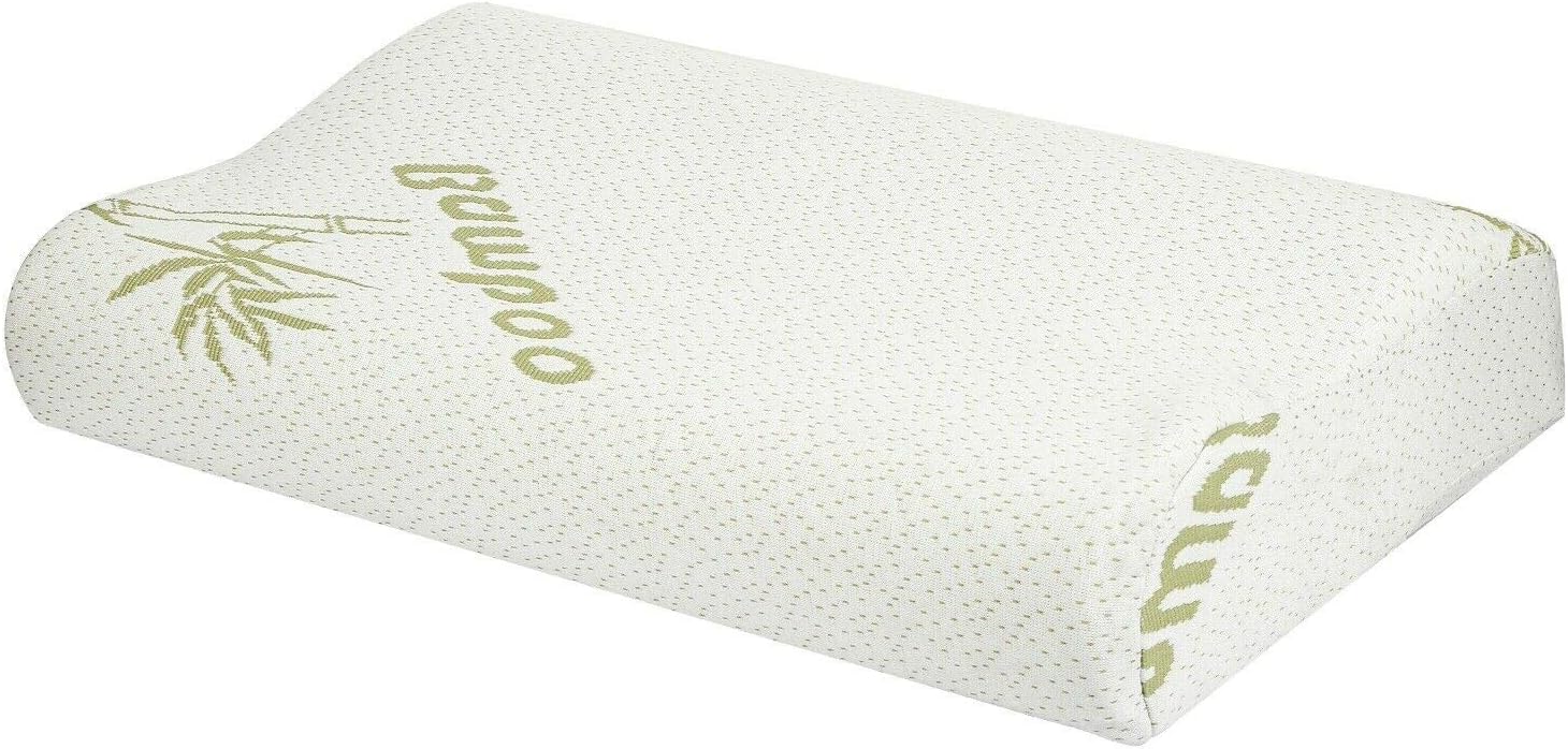 Sleeping Bamboo Memory Foam Orthopedic Pillow Home Healthy