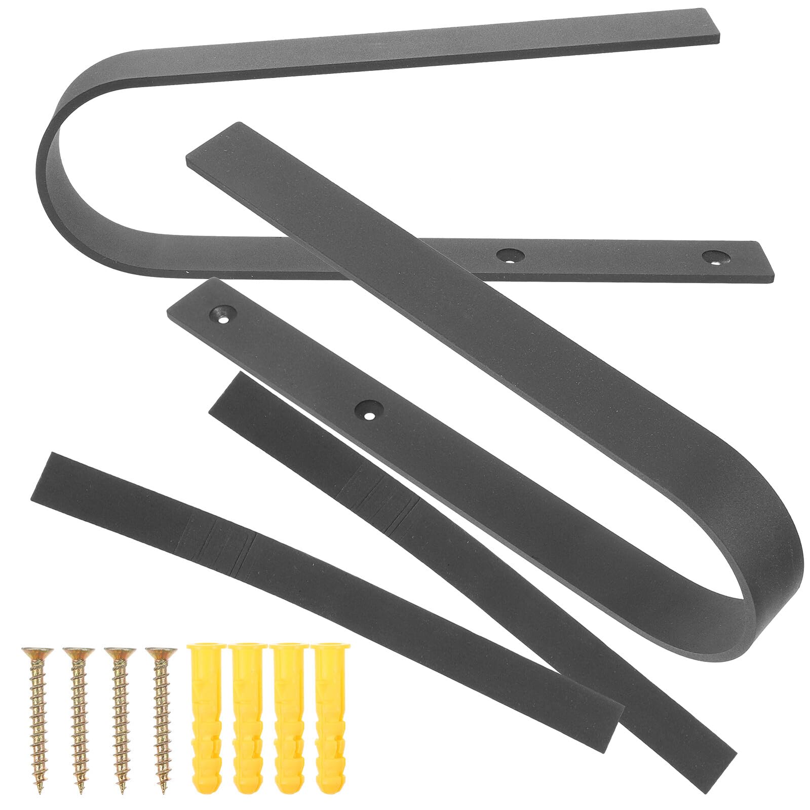DECHOUS Supports Muraux pour Skis et Snowboard Crochets Métalliques Robustes pour Rangement de Skateboard et Ski pour Garage et Maison