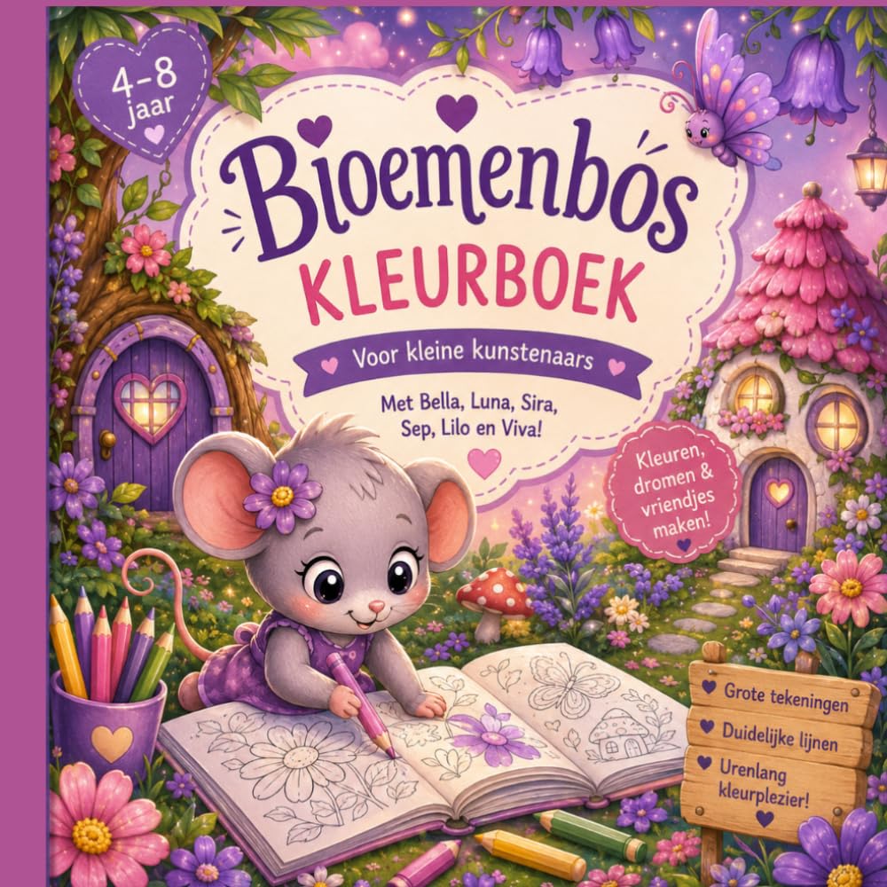 Het Bloemenbos Kleurboek