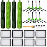 18 Pack Replacement Parts Accessories Compatible for iRobot Roomba i3 i3+ i7 i7+ i4 i6 i6+i8 i8+/Plus E5 E6 E7 J7 i5+j5+ I,E &J Series Vacuum Cleaner 2 Set of Roller Brush & 8 Filters & 8 Side Brushes