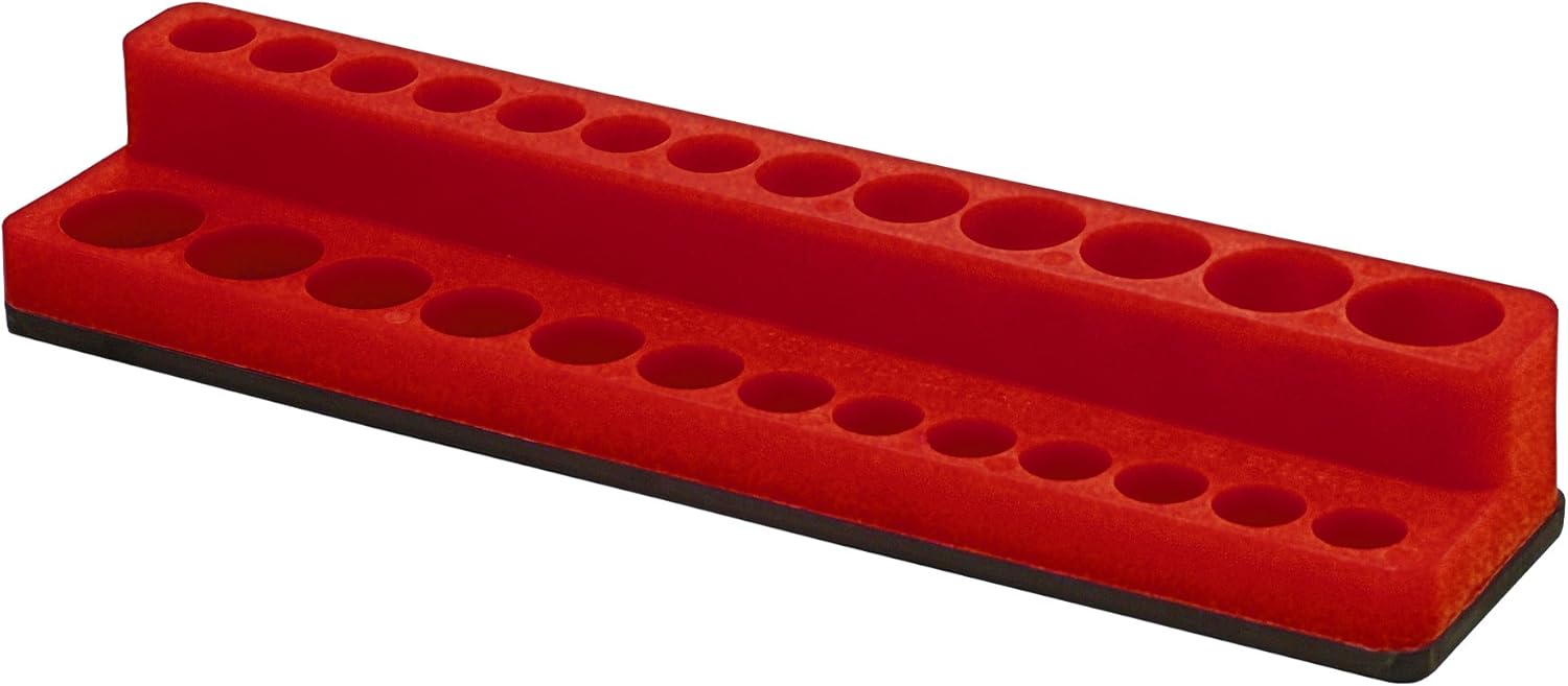 Mechanic's Time Savers Magna-Caddy Tool Organizer: Magnetic Socket Rack, 1/4" Drive Sockets