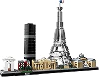 Vista 5 de LEGO Architecture Paris Model Building Set - Detailed Display Building Block Set for Kids, Boys and Girls, Ages 12+ - Unique Gift for Travel &