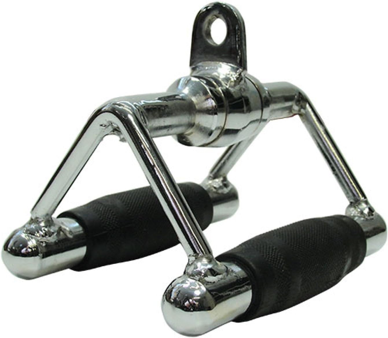 Total Body Base Seated Row Grip Double Handle Cable Machine Attachment