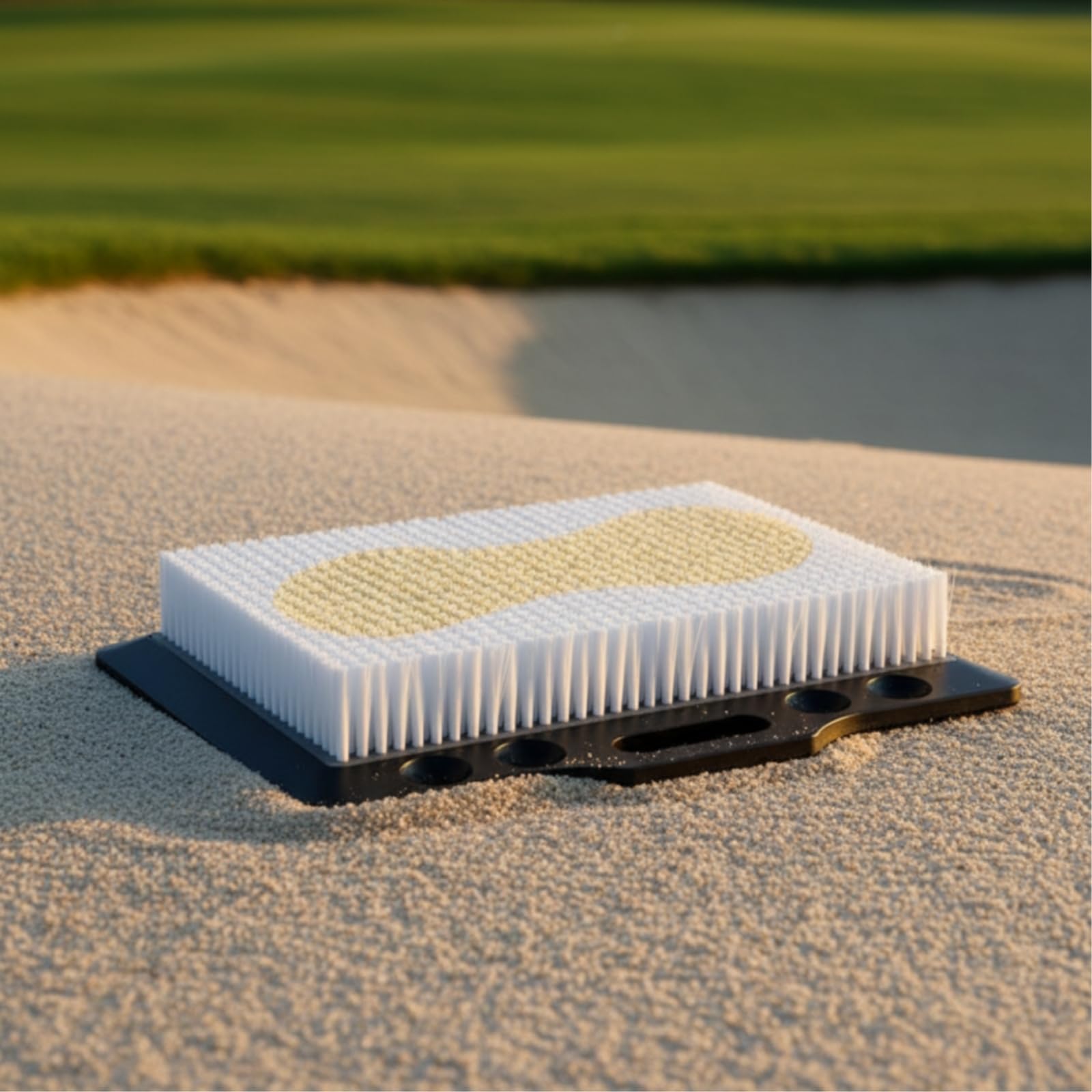 Golf Swing Alfombra de Entrenamiento de Golf Tapete de Práctica Esterilla de Golpeo Simulador de Búnker con Base Rectangular y Asa Integrada para