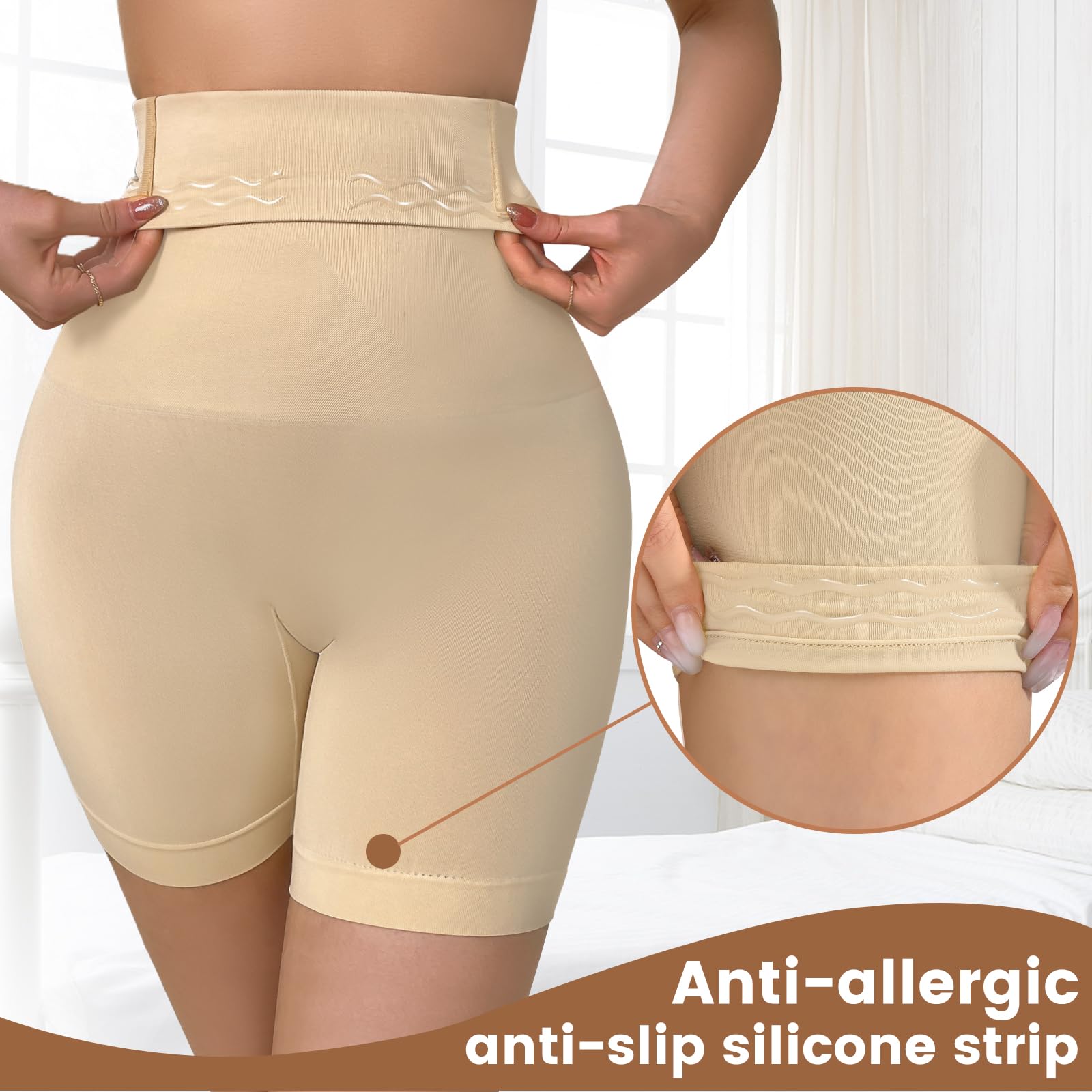 Niwicee Shapewear damskie majtki wyszczuplające brzuch w połowie talii, modelujące figurę, majtki gorsetowe, bielizna wyszczuplająca brzuch, bielizna wyszczuplająca