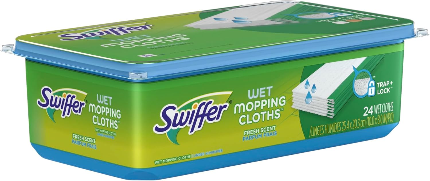 Swiffer® Disposable Wet Cloths, Pack of 24 Cloths Amazon.ca Health