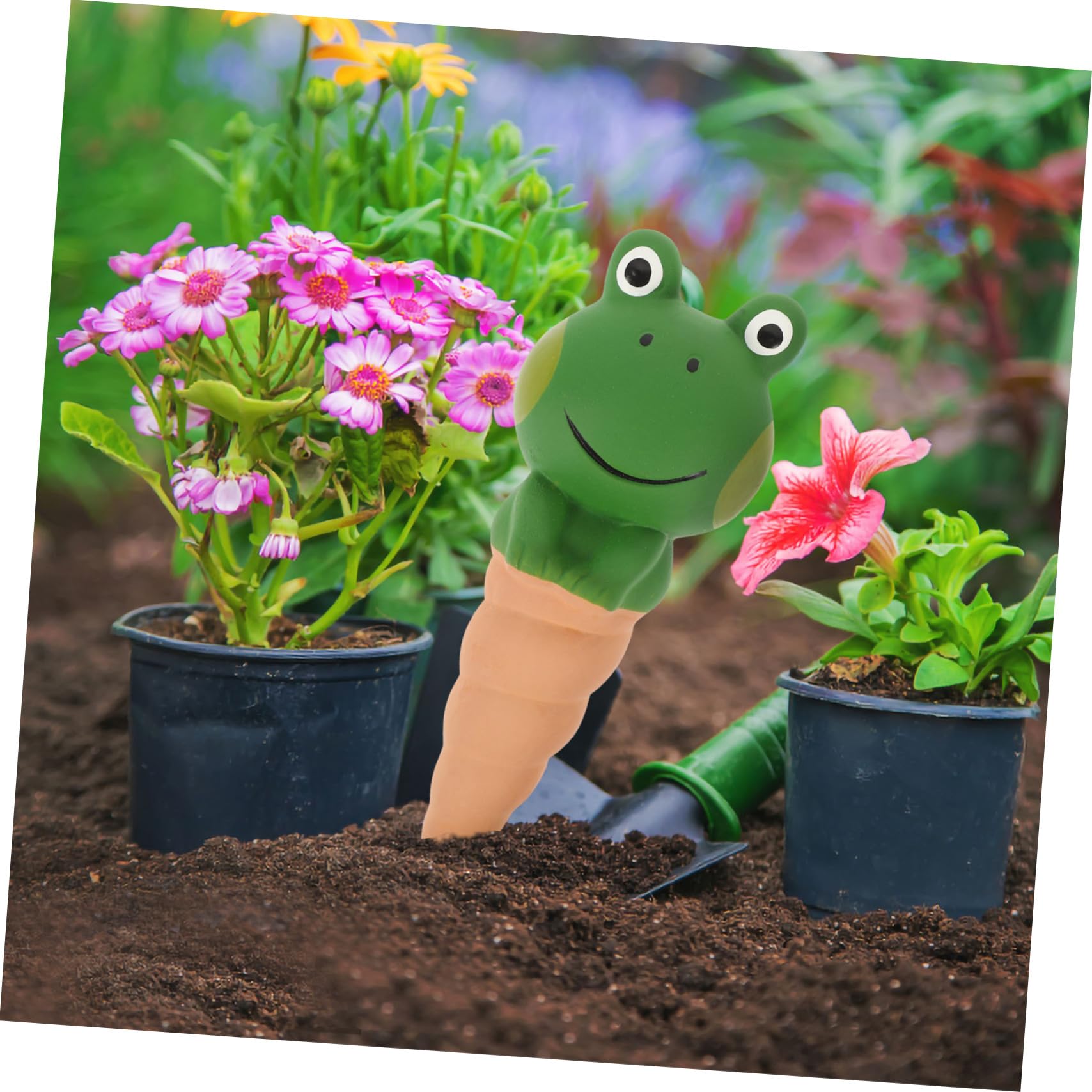 POPETPOP 4pièces Lot de Globes Arrosage Automatique pour Plantes Intérieur Picots Forme Grenouille Arroseurs pour Bonsaïs Dispositifs Arrosage