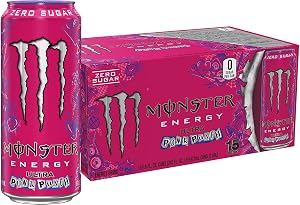 Monster Energy Ultra Punk Punch Sugar Free Energy Drink 16 Ounce Pack of 15