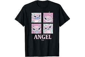 Lilo & Stitch - Stitch and Angel Grid Youth T-Shirt