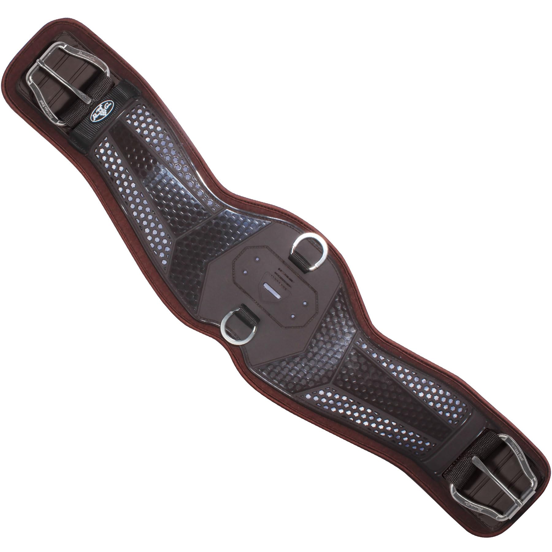 Professional's Choice Sports Medicine Products VenTech - Cincha ecuestre de neopreno contorneada para silla de montar de caballo 32