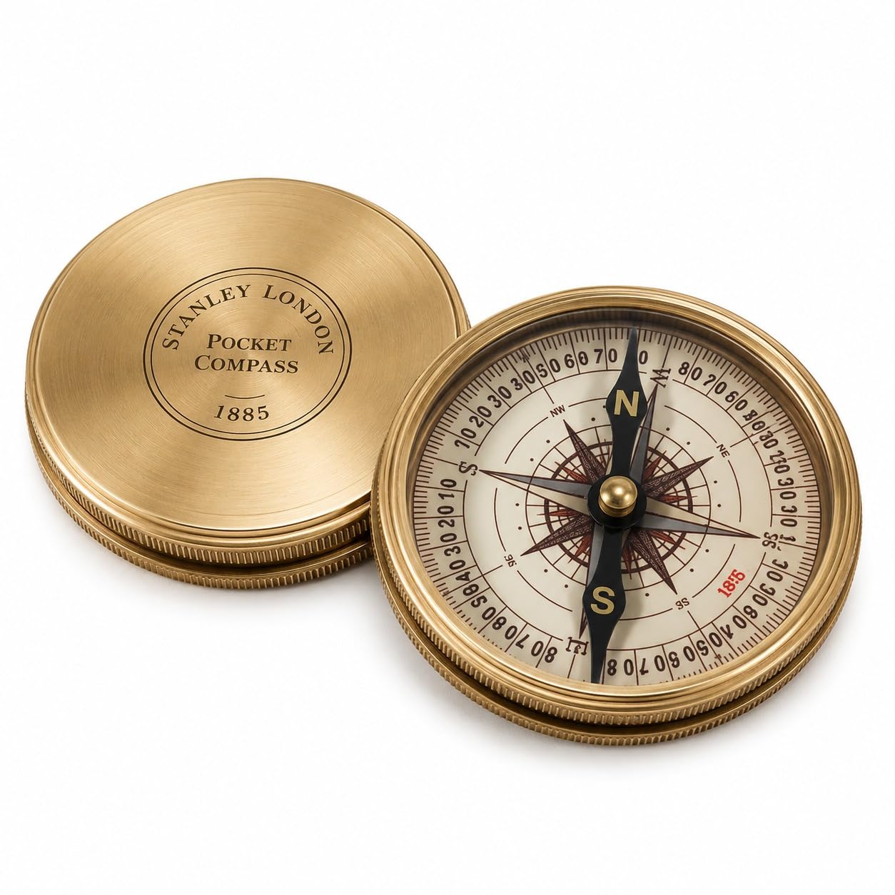 Premium Vintage Compass – Brass Pocket Compass for Travel, Hiking & Decor-image-45