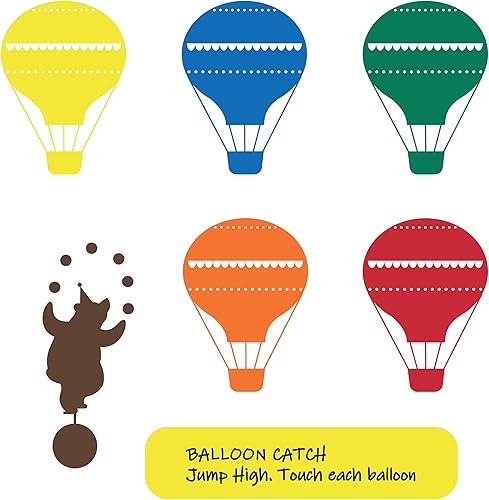 Miniatura 4 de A Higher Class Co Premium Circus Playscape - Kit de camino sensorial para el aula, con 68 calcomanías de vinilo personalizadas grandes