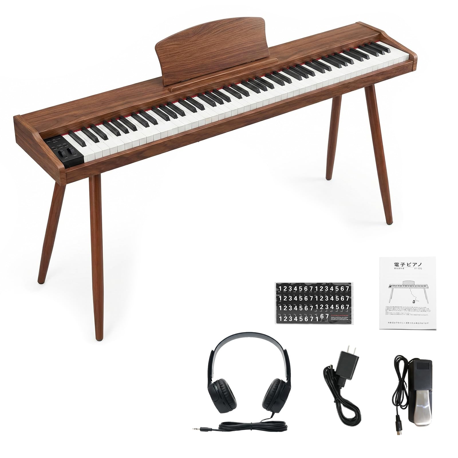 【ちいささん専用】①電子ピアノ本体 Amazon | 電子ピアノ キーボード 88鍵盤 多機能 内蔵音源 自動伴奏