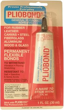 RUSCOE P141 1oz Pliobond Adhesive, Amber
