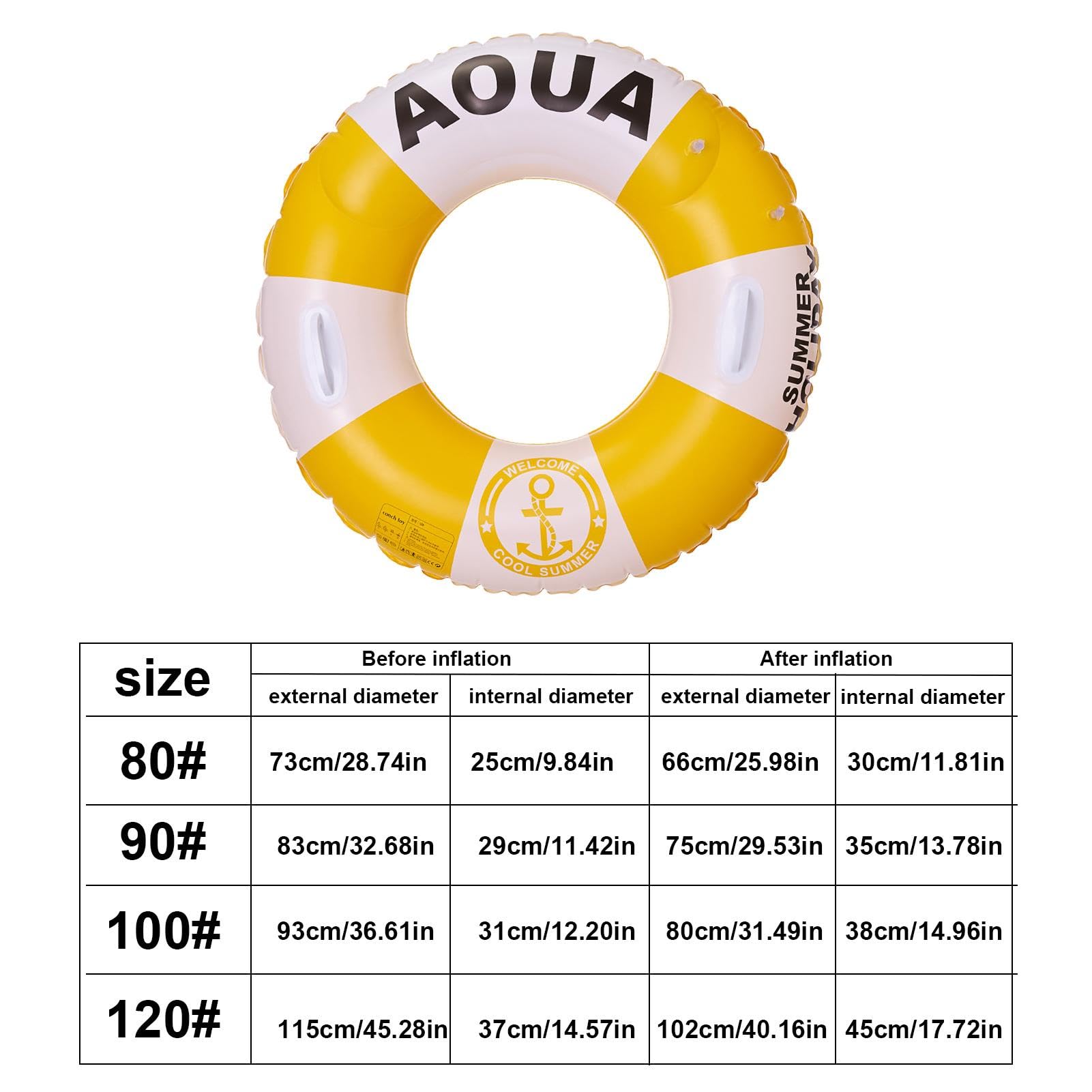 Amazon.co.jp: Generic Swimming Tube Ring, Inflatable Pool Ring