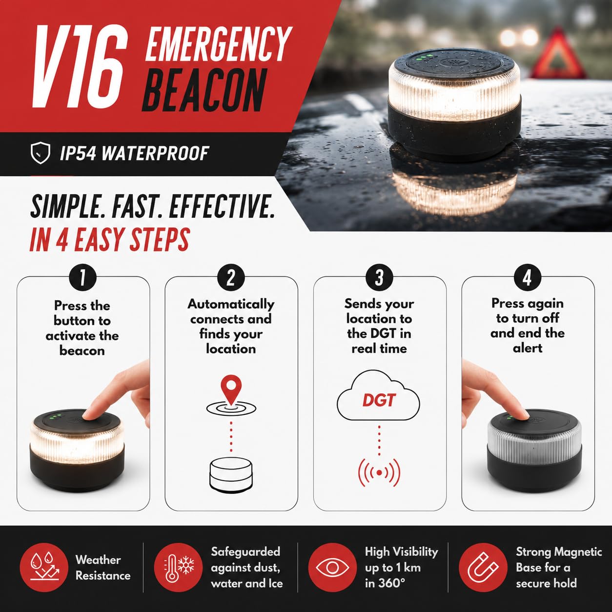 MAGIC SELECT Feu d'urgence V16