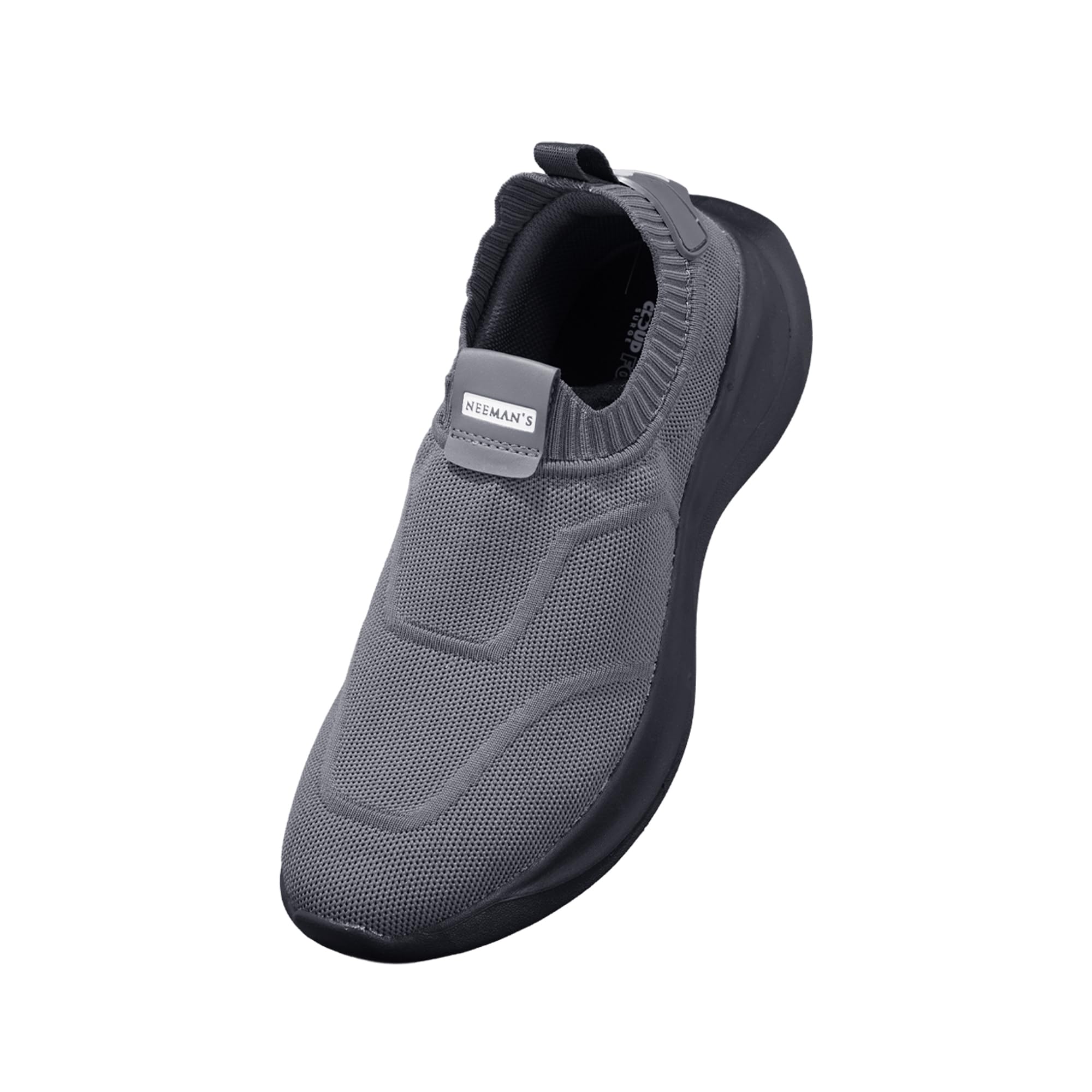 neeman's Sole Max Cush Slip Ons for Unisex | Chunky Cushioned Casual Shoes with High-Rebound Foam | Breathable Knit Upper | Lightweight EVA Sole Comfort Shoes-picture-42