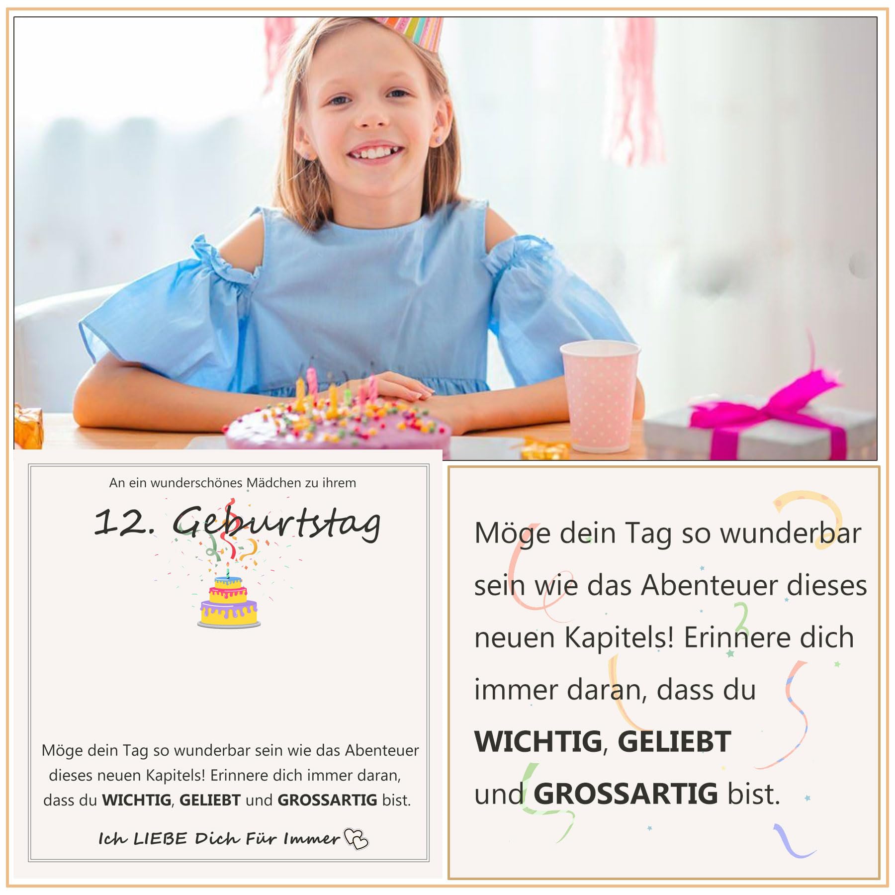 10-18 Geburtstagsgeschenk für Mädchen, Amazonit Perlen Armband Geschenk zum Geburtstag für Tochter Schwester Freundin Nichte