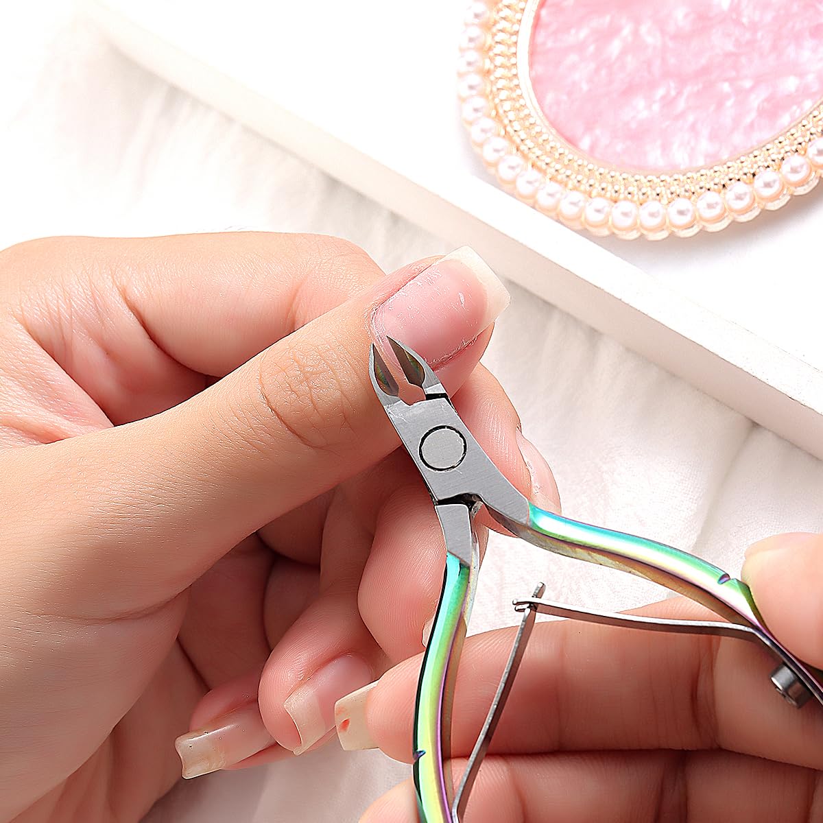 Repousse-Cuticules En Acier Inoxydable - Outil De Manucure