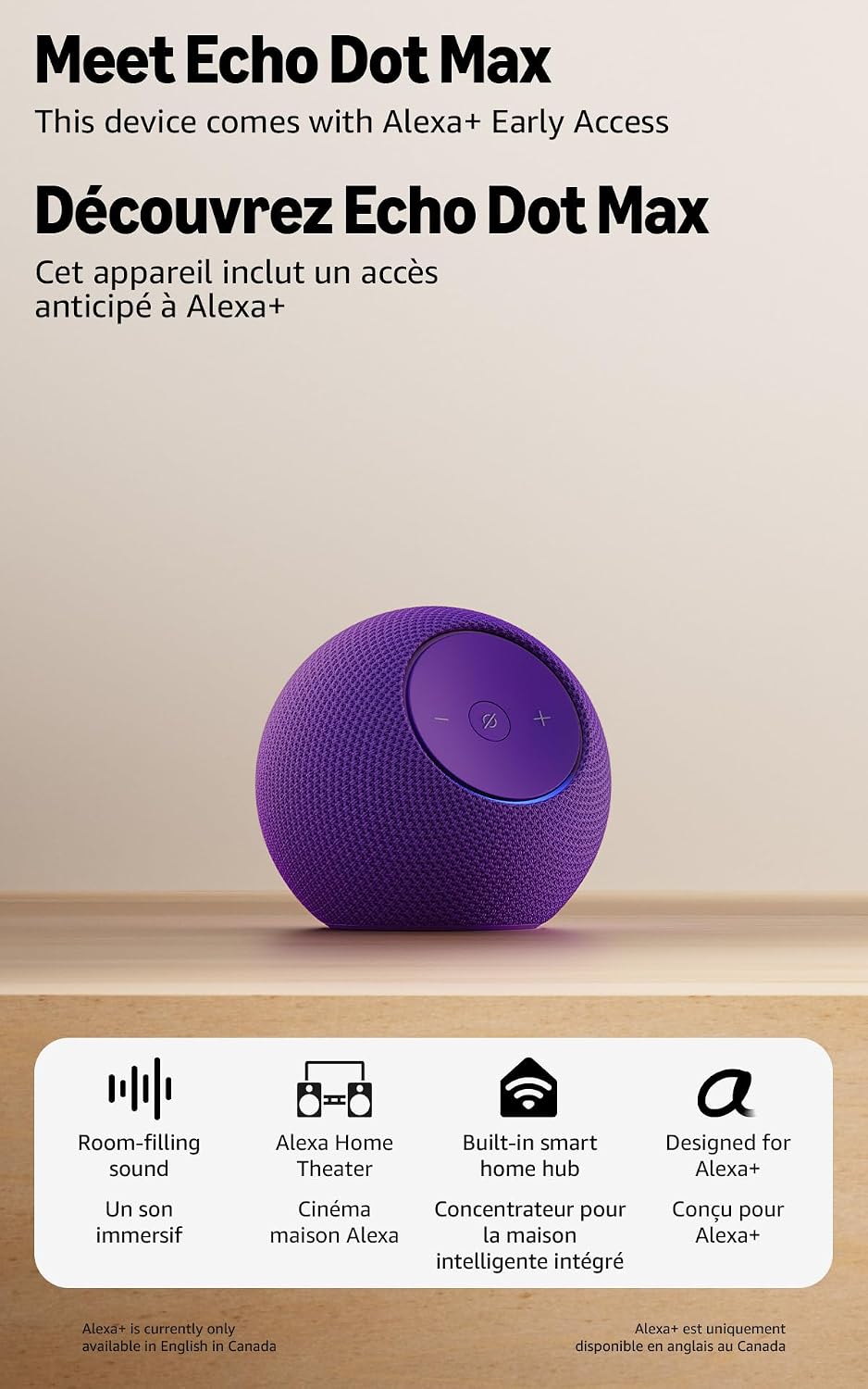 Honest review of Amazon Echo Dot Max (newest model), Alexa speaker with room-filling sound and nearly 3x bass, Great for living rooms and medium-sized spaces, Designed for Alexa+, Amethyst