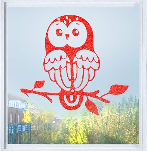 Rollo de vinilo adhesivo mate esmerilado para ventana Cricut Silhouette y Cameo 12 pulgadas x 7 pies rojo